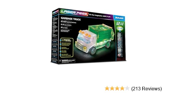 laser pegs garbage truck