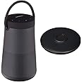 Bose SoundLink Revolve Plus II Bluetooth Speaker - Triple Black with Bose SoundLink Revolve charging cradle, USB