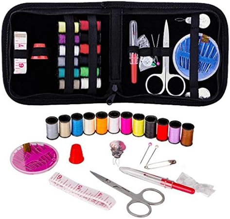 Sewing Kit for Home, ZJENE Travel &amp; Emergencies (12*12cm)