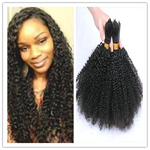 300g 18inch Afro Kinky Curly Bulk Human Hair Unprocessed Hair Bulk