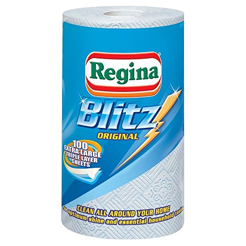 Preisvergleich Produktbild Regina Blitz Allzweckküchenhandtücher - 100 Blatt pro Rolle - Packung mit 6