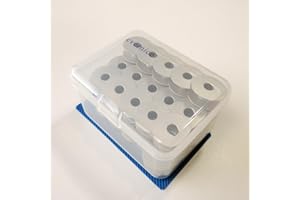 EVERNICE Lot de 50 bobines industrielles en aluminium à aiguille unique Juki 555 5550 8300 Brother Consew