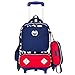 Produktbild Kinder Trolley Rucksack Schul Rucksack - Kindergepäck Reisegepäck Rolling Schulranzen Kinderkoffer Tasche für Mädchen Jungen Lässig Wasserdicht Kindertrolley Reisekoffer