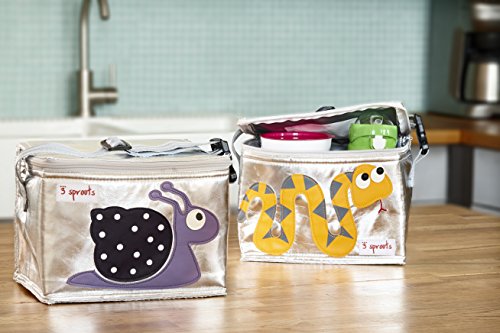 3 Sprouts Lunchbag Kindergartentasche Frühstücksbox Kinder Kühltasche klein - 2