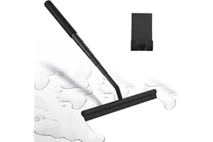 GIFTPOT Tergivetro Per Doccia, 23.5-97cm Estensibile Pulisci Vetri In Silicone, Pulisci Vetri Tergivetro, Tergivetro Doccia, Utilizzato Per Vetri, Specchi, Piastrelle, Pavimenti