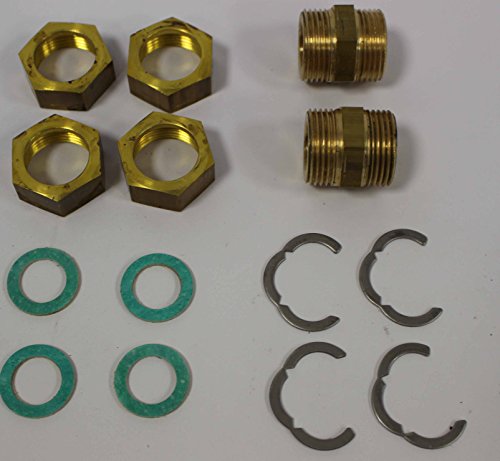 Preisvergleich Produktbild DN20 Basisfittingsatz Fittingsatz Verschraubung Solar - 4er Set