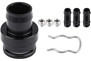 Rubinetto Turbo Boost, Akozon adattatore sensore vuoto in alluminio per auto per GTI 2.0T FSI MK5 TSI (nero)