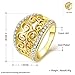 Produktbild Populärer Eleganter Hohler Musterring , Gold , 8