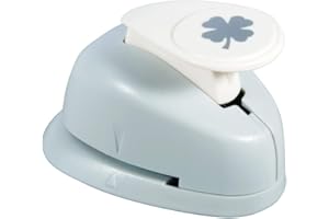 Rayher 69224000 perforatrice fantaisie Feuille de trèfle, 1,6cm ø, (5/8"), gris