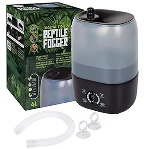 Evergreen Pet Supplies Reptile Humidifier/Fogger - 4L Tank Digital Timer - Add Water from Top! for Reptiles/Amphibians/Herps - Compatible with All Terrariums and Enclosures