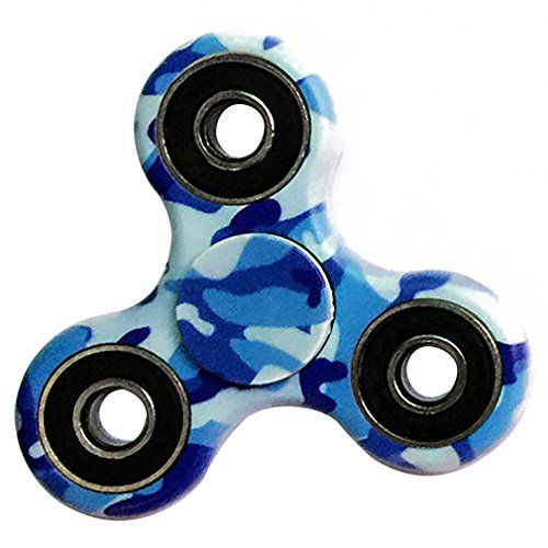 MoreBetter Tri Fidget Hand Spinner Toy Stress Reducer Ultra Durable High Speed EDC Spinner Fidget Toys (camo blue) MoreBetter Tri Fidget Hand Spinner Toy Stress Reducer Ultra Durable High Speed EDC Spinner Fidget Toys (camo blue)