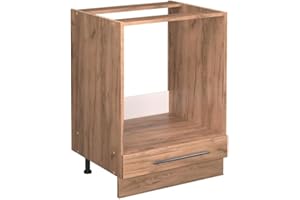 ‎VICCO Vicco Herdumbauschrank Fame-Line, Goldkraft Eiche, 60 cm ohne Arbeitsplatte