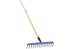 JAD 01801 Râteau 14 Dents avec Manche Bleu 150 cm