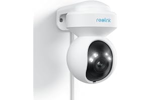 Reolink 4K PTZ PoE Überwachungskamera Aussen, 3X Optischem Zoom, Kamera Outdoor mit Personen-/Fahrzeug-/Tiererkennung, Automatischer Verfolgung, Zwei-Wege-Audio, Farbnachtsicht, E1 Outdoor PoE