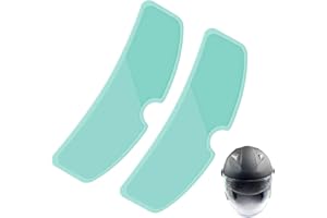 QIUMING Aperto Caschi Pellicola protettiva per casco da moto Casco universale Anti-appannamento Visiera Pellicola protettiva per casco per moto Moto Accessori per Completo Caschi, Mezza Caschi (Impermeabile)
