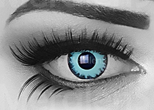 Preisvergleich Produktbild Funnylens 1 Paar farbige Crazy Fun oblivion Jahres Kontaktlinsen. perfekt zu Halloween, Karneval, Fasching oder Fasnacht mit gratis Kontaktlinsenbehälter ohne Stärke!