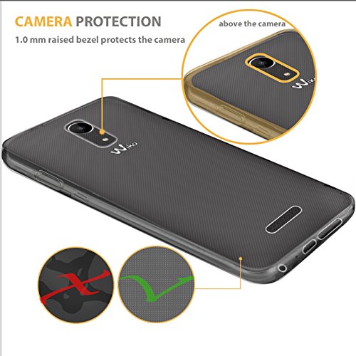 BUYUSÂ® Custodia full body Wiko Tommy 2 , Protezione a 360Â°, Morbido TPU Case Cover Ultra Sottile, Resistente Ai Graffi - Transparente