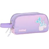 Mozioni - Triple Pencil Case, Functional Design Large Capacity with Triple Compartment, Keeps Supplies Organized, School Acce