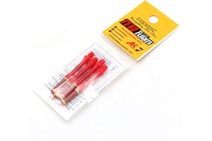 CUESOUL TERO AK7 Flechas de Dardos Telescopio de Resorte Incorporado para Flechas de Punta de Acero y Flechas de Punta Suave, Juego de 4 Piezas