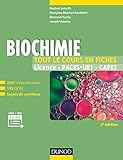 Biochimie - Tout le cours en fiches - 2e éd: 200 fiches de cours, 155 QCM, sujets de synthèse et ressources en ligne