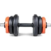 ECG Spor 18 Kg (1x 18kg) Dambıl Seti Turuncu Siyah