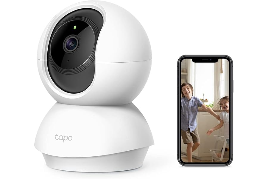 Tapo TP-Link C210 WLAN IP Kamera Überwachungskamera (Linsenschwenkung und Neigung, 3MP-Auflösung, 2-Wege-Audio, Nachtsic