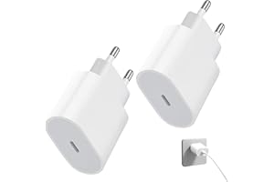 Menibeuty 2 Pack 20W Chargeur USB C Kindle, Murale Prise USB C Adaptateur Bloc Chargeur Compatible avec i -Phone 16 15 14 Pro Max/16/15/15/14/13/12/11/SE/XS/XR/8, i -Pad Air 5/4, Galaxy
