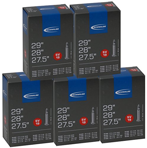 Schwalbe Fahrradschlauch SV 19 - 27,5", 28", 29" - 5er Set