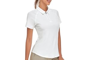 Soneven Polo T Shirt Donna Manica Corta Golf Camicia Magliette Donna Manica Corta Lavoro Traspirante da Tennis, Golf Maglie Polo