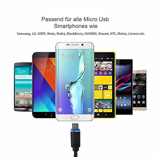 Ulefone Tiger / Metal – HQ Micro USB 2.0 Ladekabel und robuste Steckverbindung aus Aluminium – Micro1 1m Beige - 3