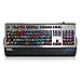 Produktbild Joyhero® E - 3LUE K751 Mechanische Gaming Tastatur USB Spiel QWERTY-Tastatur mit 104 Tasten RGB Bunte Beleuchtung (Blauer Schalter)