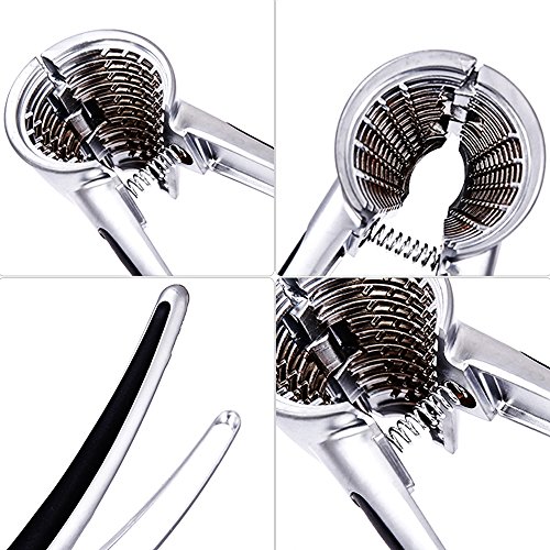 Edelstahl Nussknacker, Soriace® Praktisch Nußknacker Walnuss Knacker Flaschenöffner für Küche / Bar (A) - 6