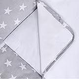 LULANDO Wickelauflage mit 2 abnehmbaren und wasserundurchlässigen Bezügen. 76 x 76 cm. Oberstoff 100 % Baumwolle - 4