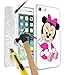 Produktbild Motorola Moto G5s MICKEY MINNIE MOUSE design Case, Premium Lightweight Cover Skin, Unique Custom Cool Design Protective Hard back Slim Thin Fit PC With Tempered Glass Screen Protector Cover for Motorola Moto G5s - MICKEY MINNIE MOUSE, Design 0078
