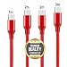 Produktbild STYLETECK Micro USB Kabel, [1M 2M 2M 3M] 4 Stück Ladekabel, Nylon Geflochtene 2,4 A schnellladekabel für Android Smartphones, Samsung Galaxy S6/ S7/ Edge, Sony, Nokia, LG, PS4, Tablette und mehr