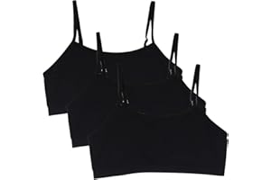 YR.Lover YINI Zurück zu Schule 1 Stück/3 Stück Mädchen-Sport-BHS-Westen Unterwäsche-Oben justierbarer Schulter-Bügel