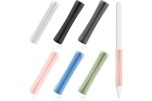 tao pipe 6 Stück Silikon Schutzhülle Griff,Silikon Griff Compatible with Apple Pencil 1.und 2.Gen,Pencil Schutzhülle Zubehör Ergonomisches Ärmelzubehör Hülse