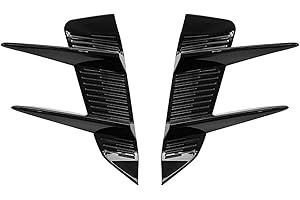 SUEALE Compatible Pour MG4 EV2022-2024 Becquet Pare-chocs Voiture Garniture Ventilation Latérale Accessoires Remplacement Couverture Décoration 2 Pièces Résistant À L'eau Becquet