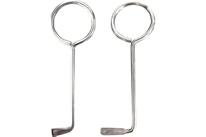 TENGEE 2 Stück Profi Dietrich Set,Bartschlüssel Universal Aus Edelstahl,Buntbartschlüssel Universal, Profi Dietrich Set,Geeignet zum Öffnen von Türschlössern,Türöffner Schlüssel für BuntBart Schloss.