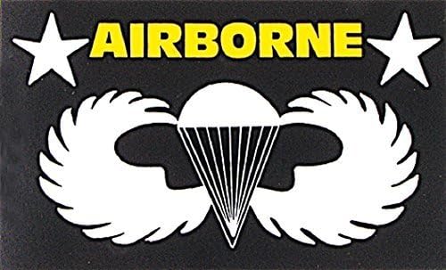 Pvc-Sticker - Airbone - 303143 - Sz. Approx. 12,5 x 8 CM