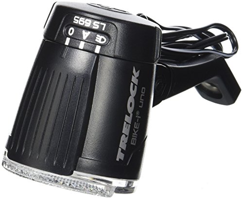 Trelock Beleuchtung LS 695 Bike-i Uno 20 FD S/SL/A Dynamofrontscheinwerfer, Black, 8002419 - 2