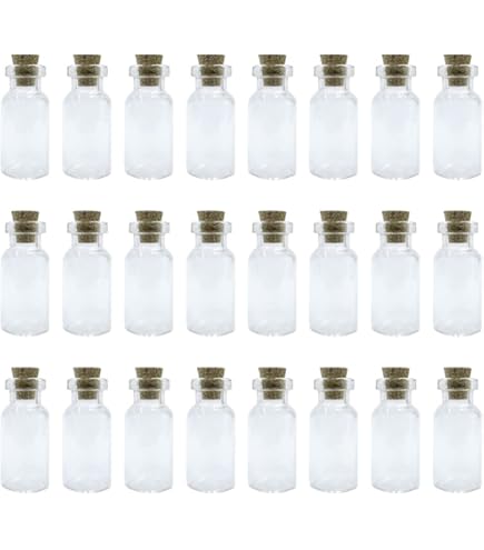 Botellas De Vidrio Con Tapón De Corcho Wis-fs, 40 Unidades | Cuotas Sin