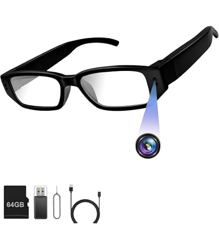 Lunettes Caméra Bluetooth 1080P - Verres Polarisés UV400, Batterie 320 MAh, Pour Sport Plein Air, Mains Libres