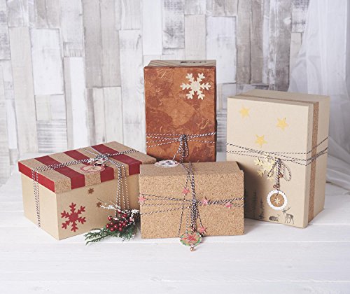 3 Schachteln aus Karton quadratisch Pappschachteln Quadratschachteln, von VBS - 7