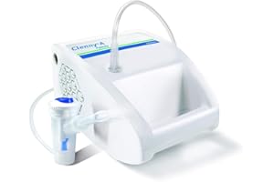 CHIESI FARMACEUTICI Clenny A Family Aerosol a Compressore per Utilizzo Domiciliare - Compatto, silenzioso, made in Italy, 5 anni di garanzia. Mascherine morbide eronomiche, ampolla.