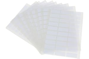 TANEX ADHESIVE LABELS 12MMX30MM 30X10 WHITE, TANOFC107
