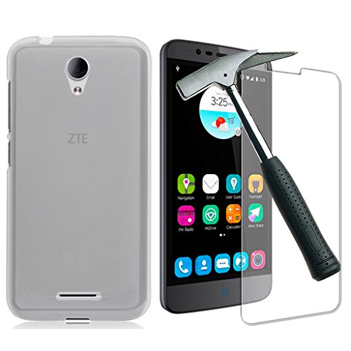 OVIphone Funda Gel TPU   Cristal Templado Para ZTE BLADE A310  Color Translucido   Transparente 