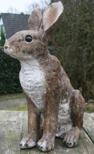 Decorative Figure "Theo" Buck Rabbit, Easter Bunny Garden Decoration, Lifelike Decoration