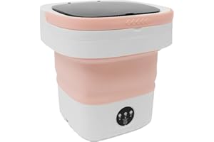 BIUSGIYENY Mini Waschmaschine 12L Faltbare Small Mobile Waschmaschine Reisewaschmaschine Camping Waschmaschine Klein Elektrische Kleine Waschmaschine