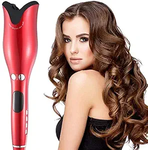 Dratal ABS Automatic Hair Curling Iron Waver Wand Curl Rotating Electric 1 inch Air Spin Auto Curly Styling Curler Tool (Multicolour)